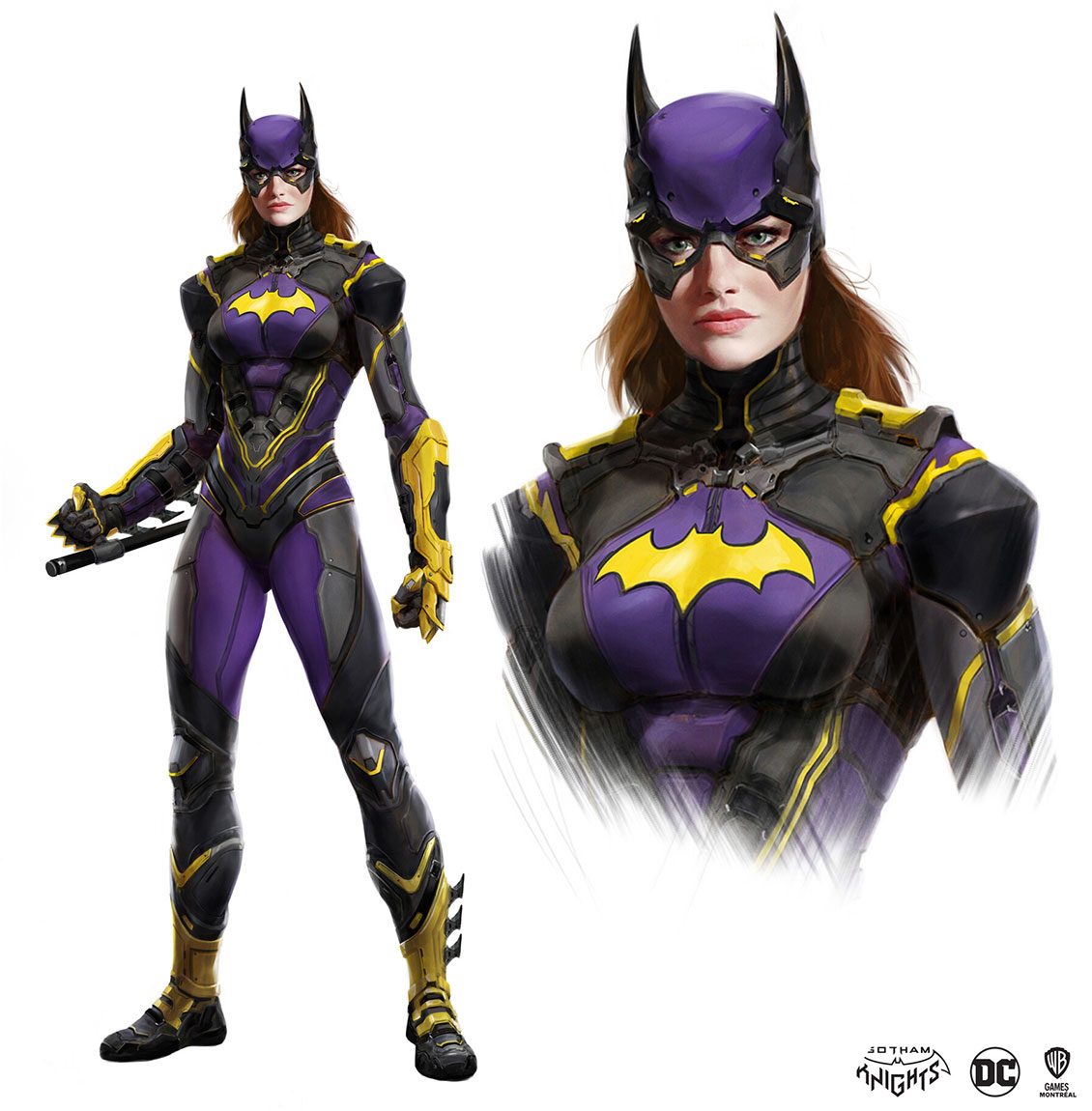 Batgirl Titan Suit Art from Gotham Knights
