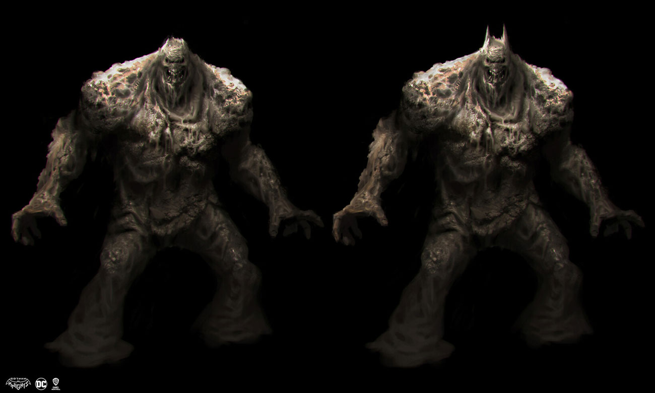 Clayface Second Appearance Art from Gotham Knights