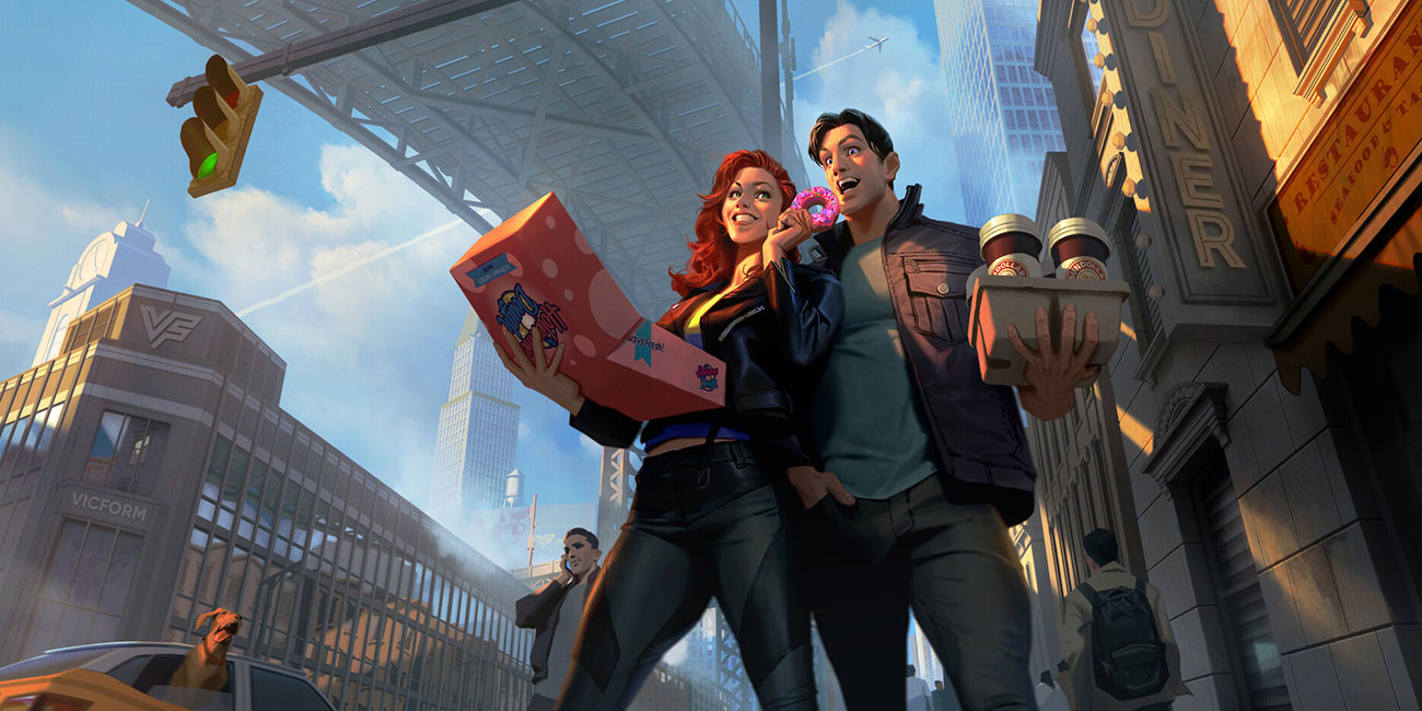 Donut Marketing Illustration from Gotham Knights