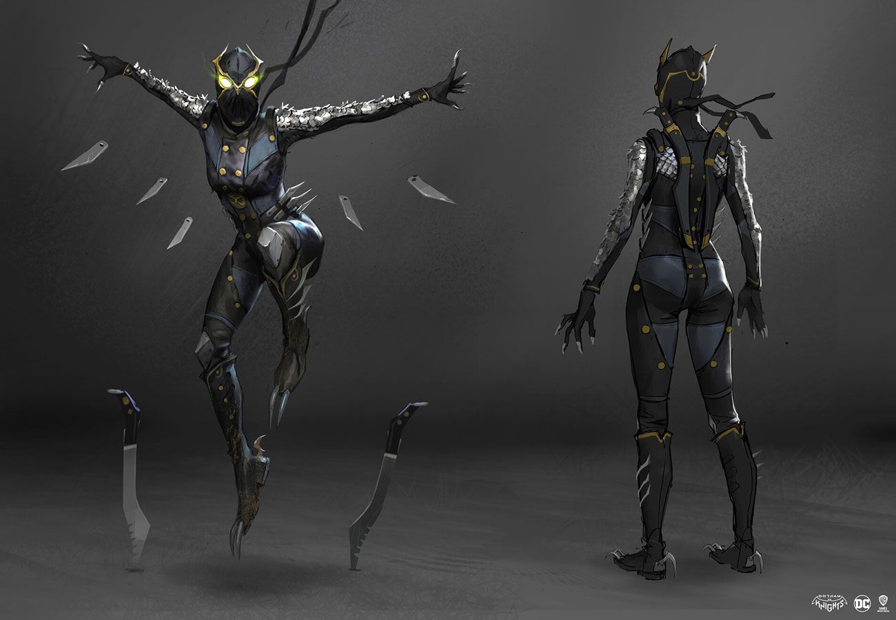 Feral Talon Concept Art from Gotham Knights