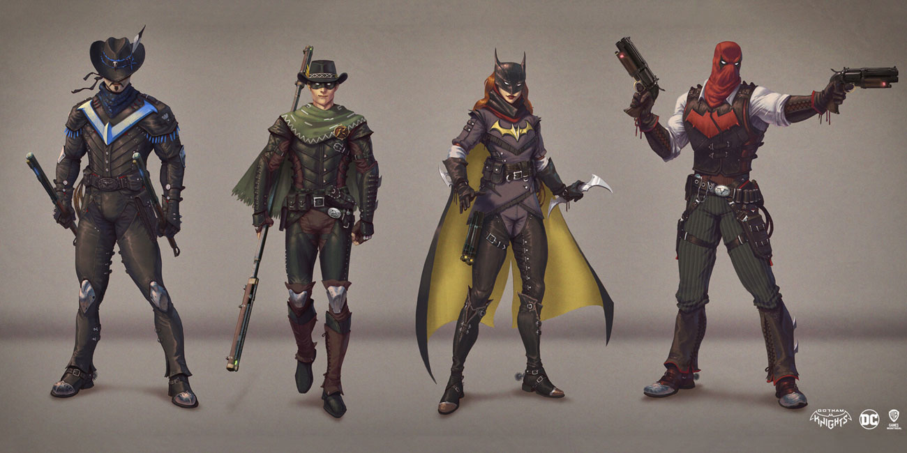 Gilded Age Suits Art from Gotham Knights