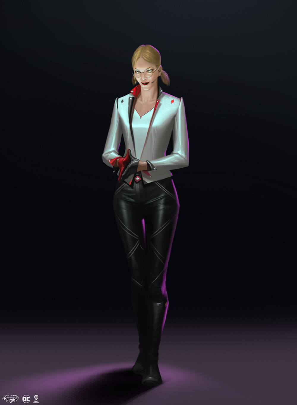 Harley Dr. Q Concept Art from Gotham Knights