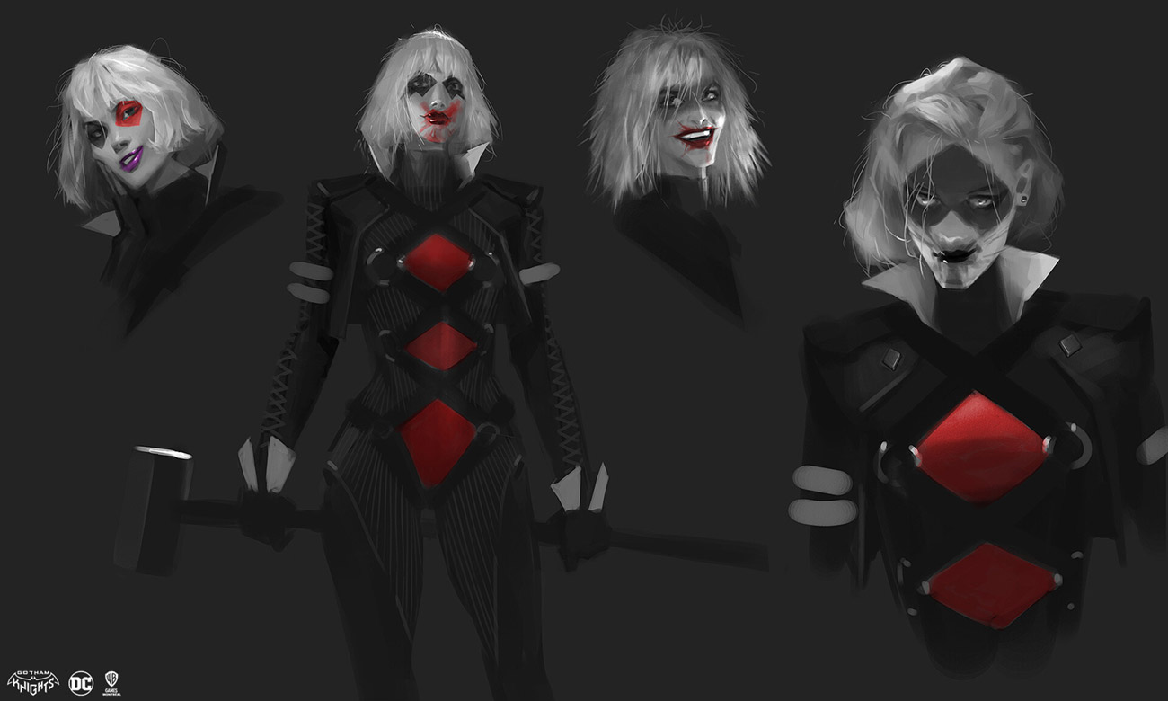 Harley Exploration Art from Gotham Knights