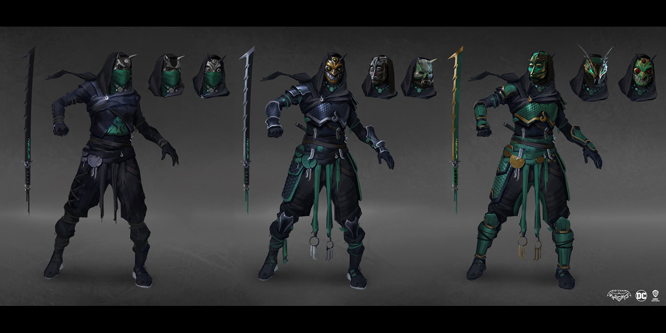 League of Shadows Assassin Art from Gotham Knights