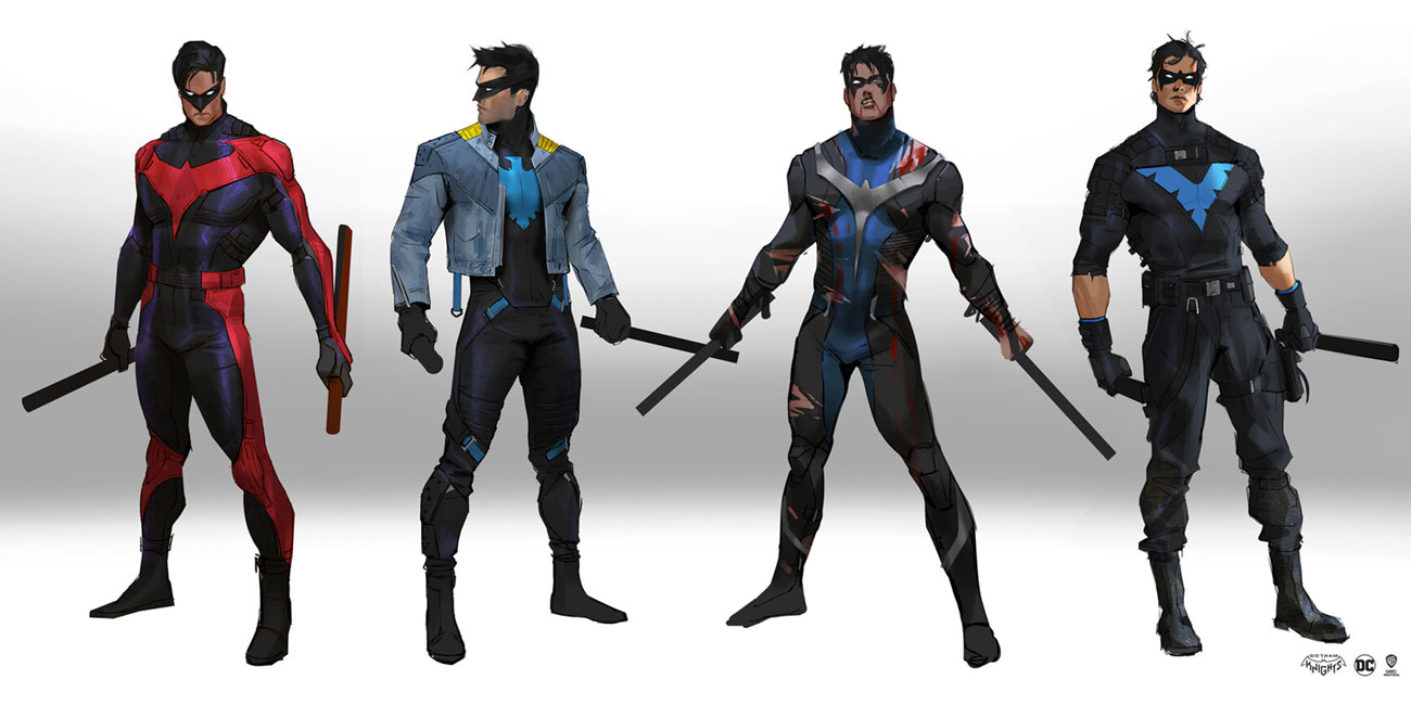 Nightwing Exploration Art from Gotham Knights
