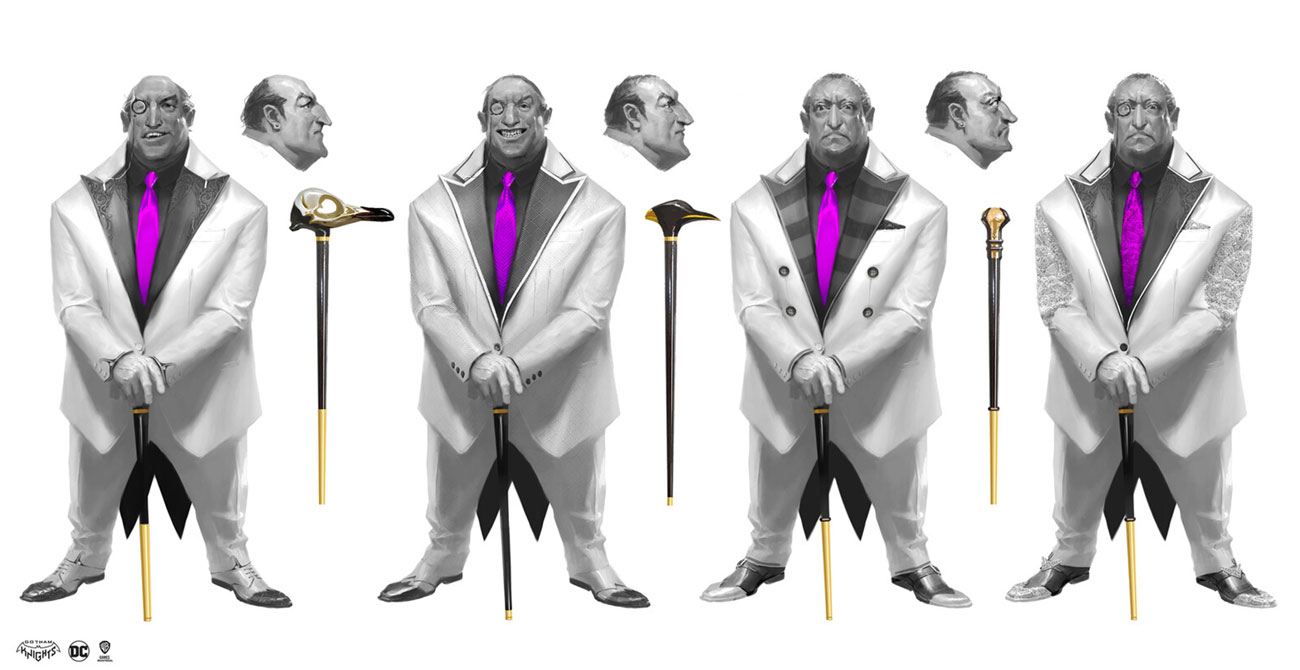 Penguin Concept Art from Gotham Knights