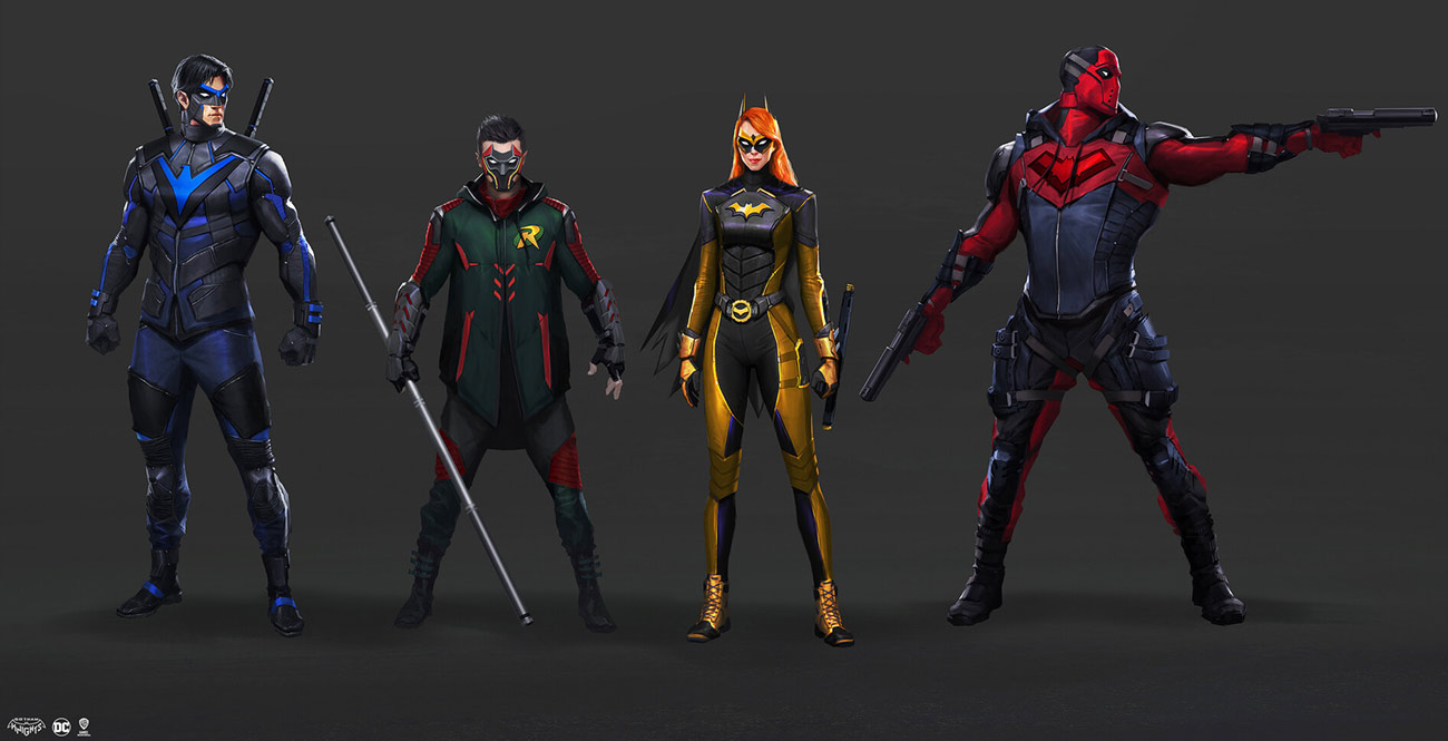 Promethium New Guard Set Art from Gotham Knights