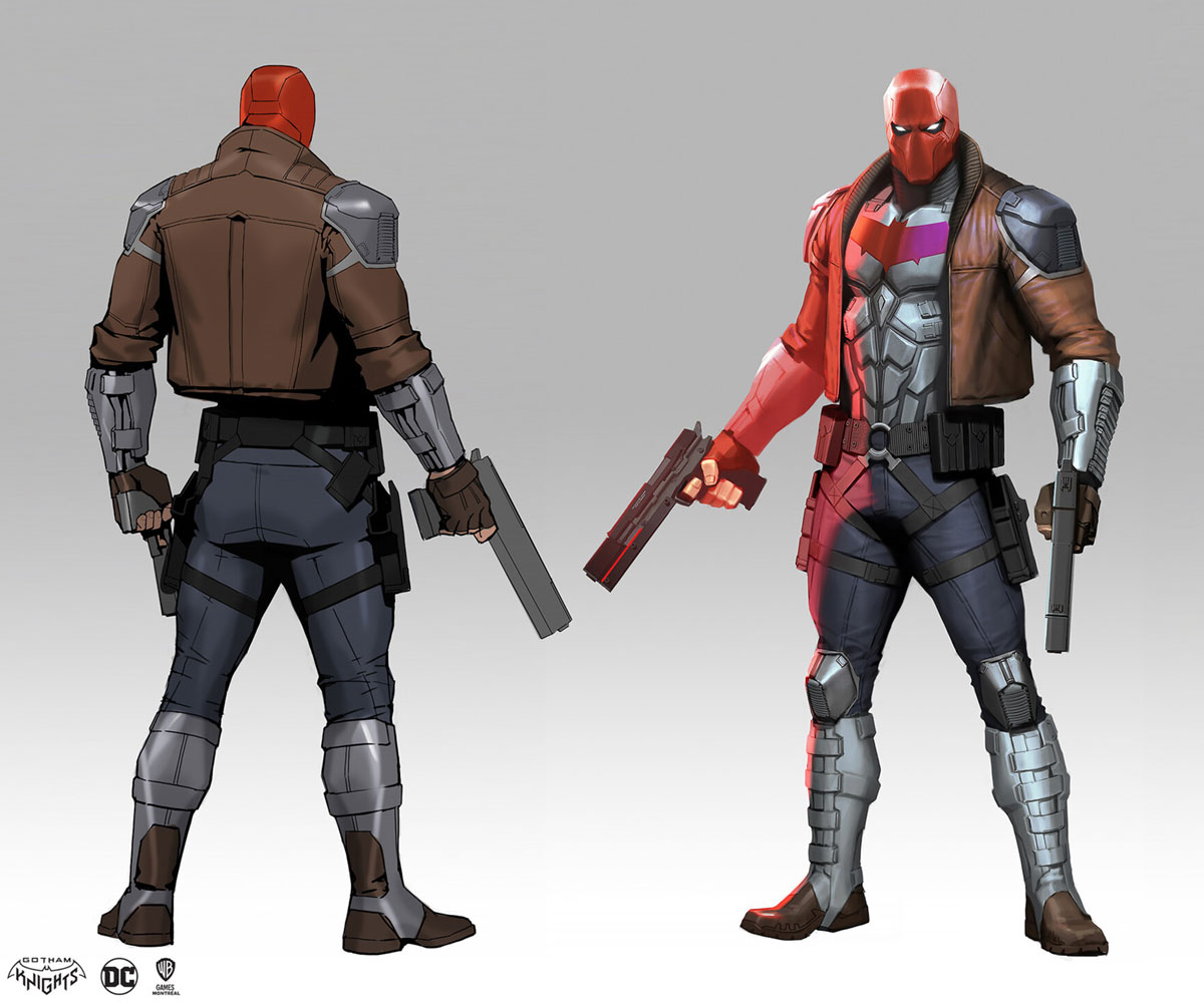 Red Hood Concept Art from Gotham Knights