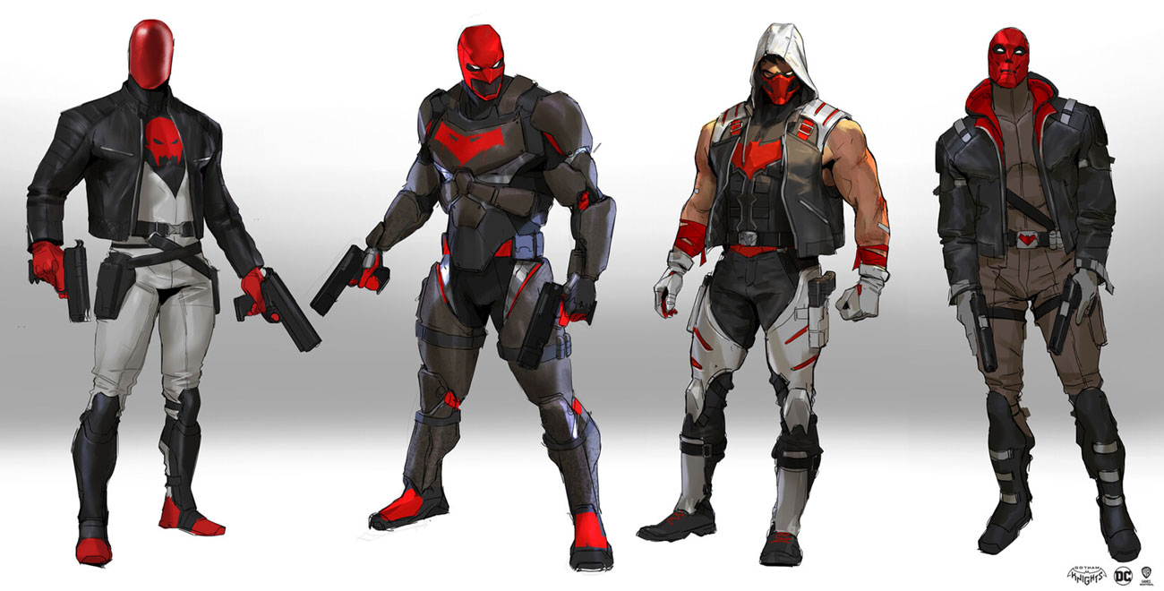 Red Hood Exploration Art from Gotham Knights