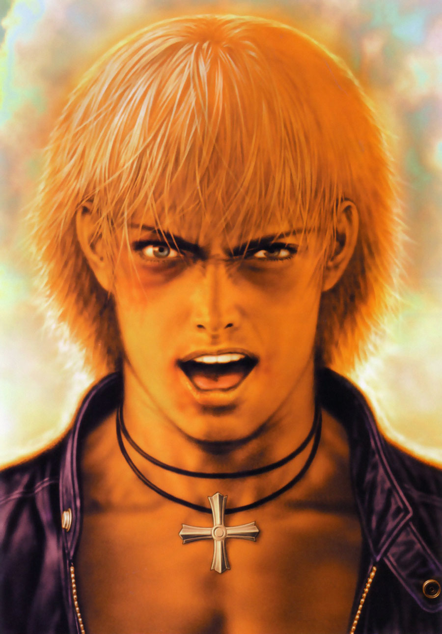 K' Face Illustration from The King of Fighters '99