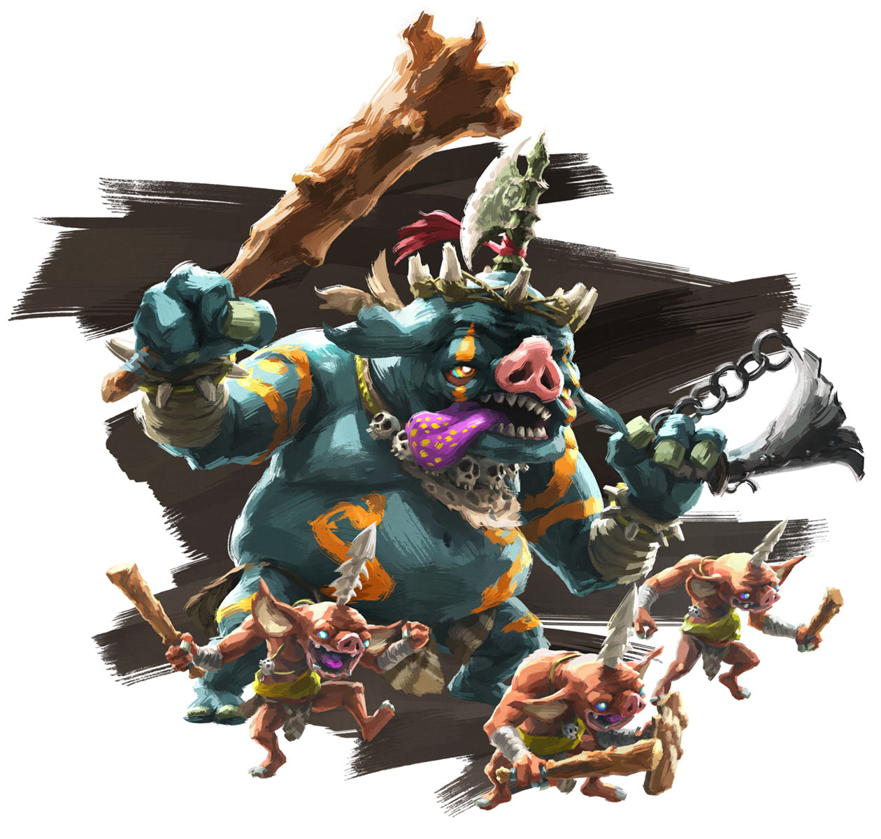 Bokoblin Artwork from The Legend of Zelda: Tears of the Kingdom