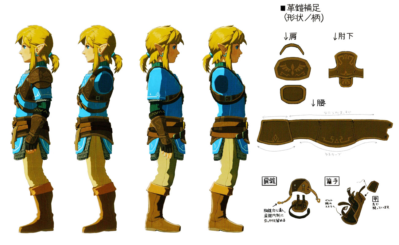 Champion's Leathers Supplements Art from The Legend of Zelda: Tears of the Kingdom