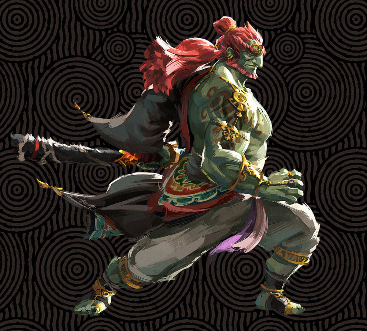Ganondorf Art from The Legend of Zelda: Tears of the Kingdom