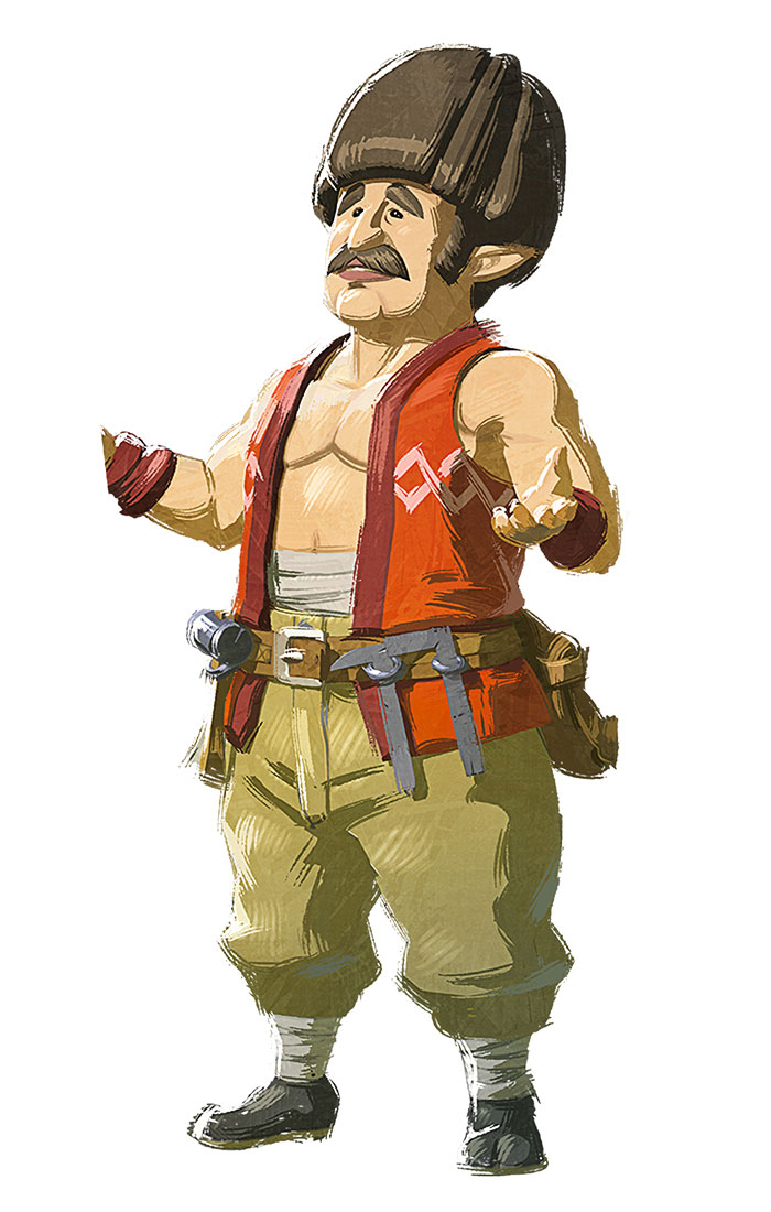 Hudson Art from The Legend of Zelda: Tears of the Kingdom