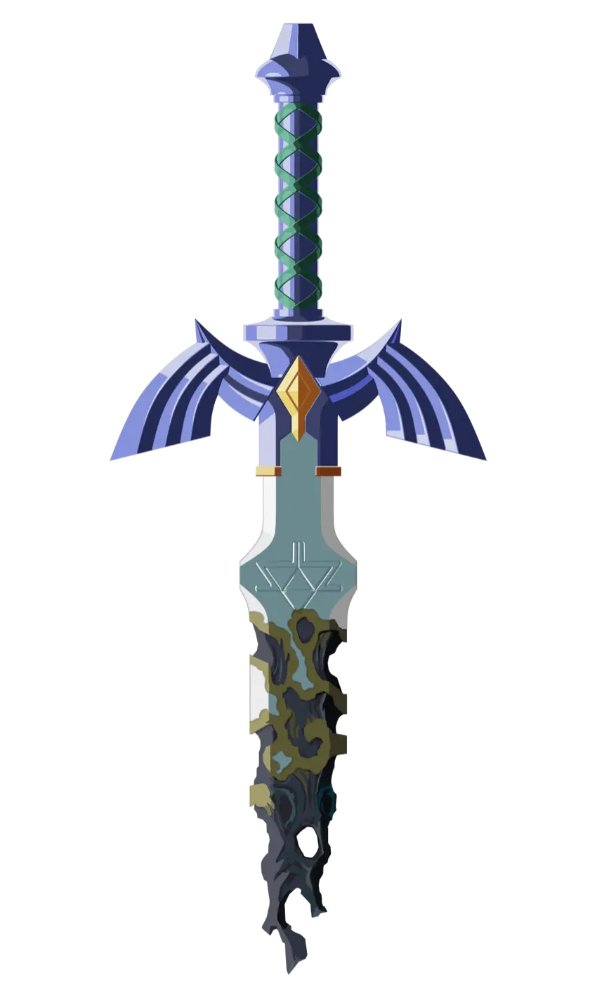 Master Sword Artwork from The Legend of Zelda: Tears of the Kingdom