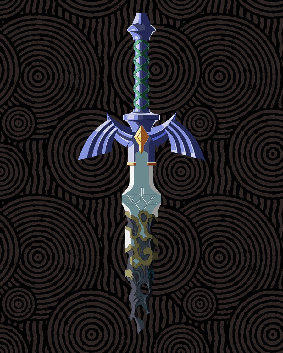 Master Sword Art from The Legend of Zelda: Tears of the Kingdom