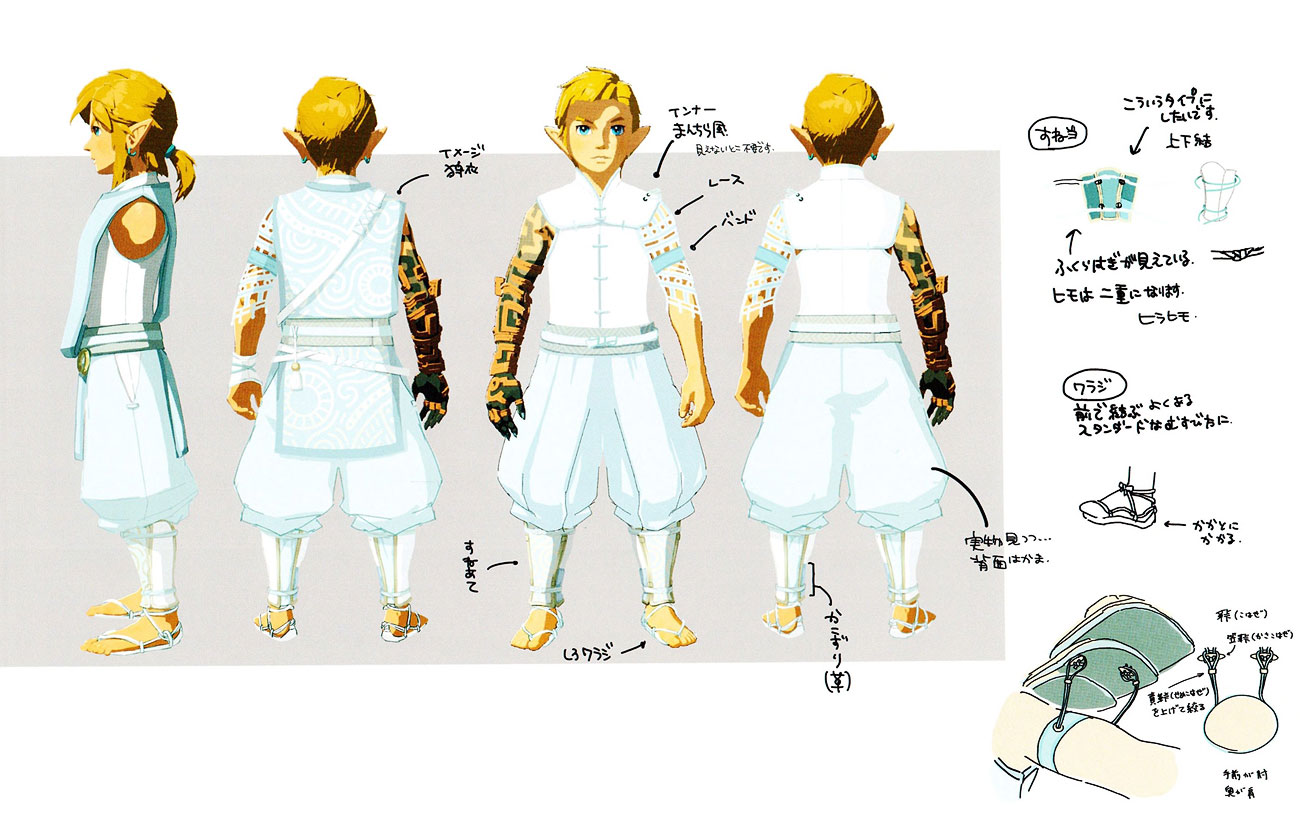 Mystic Armor Set Details Art from The Legend of Zelda: Tears of the Kingdom