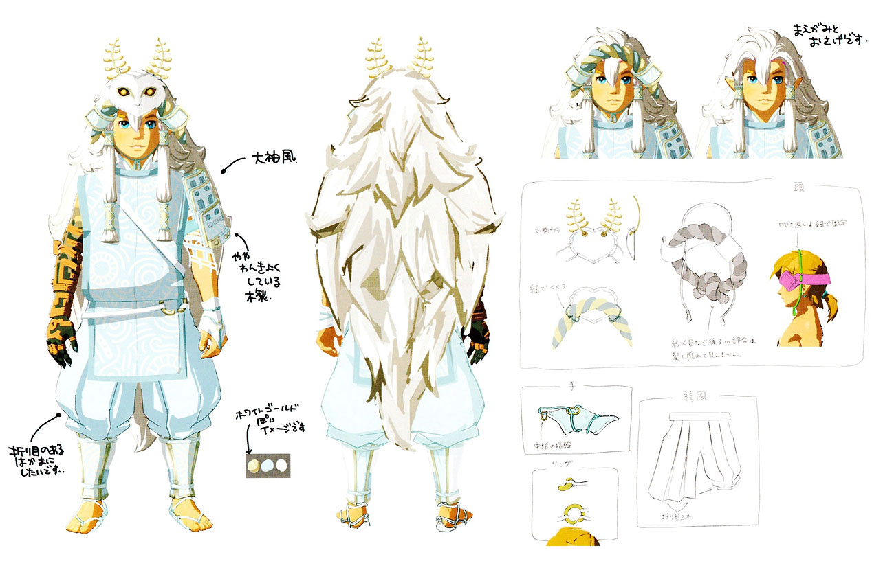 Mystic Armor Set Art from The Legend of Zelda: Tears of the Kingdom