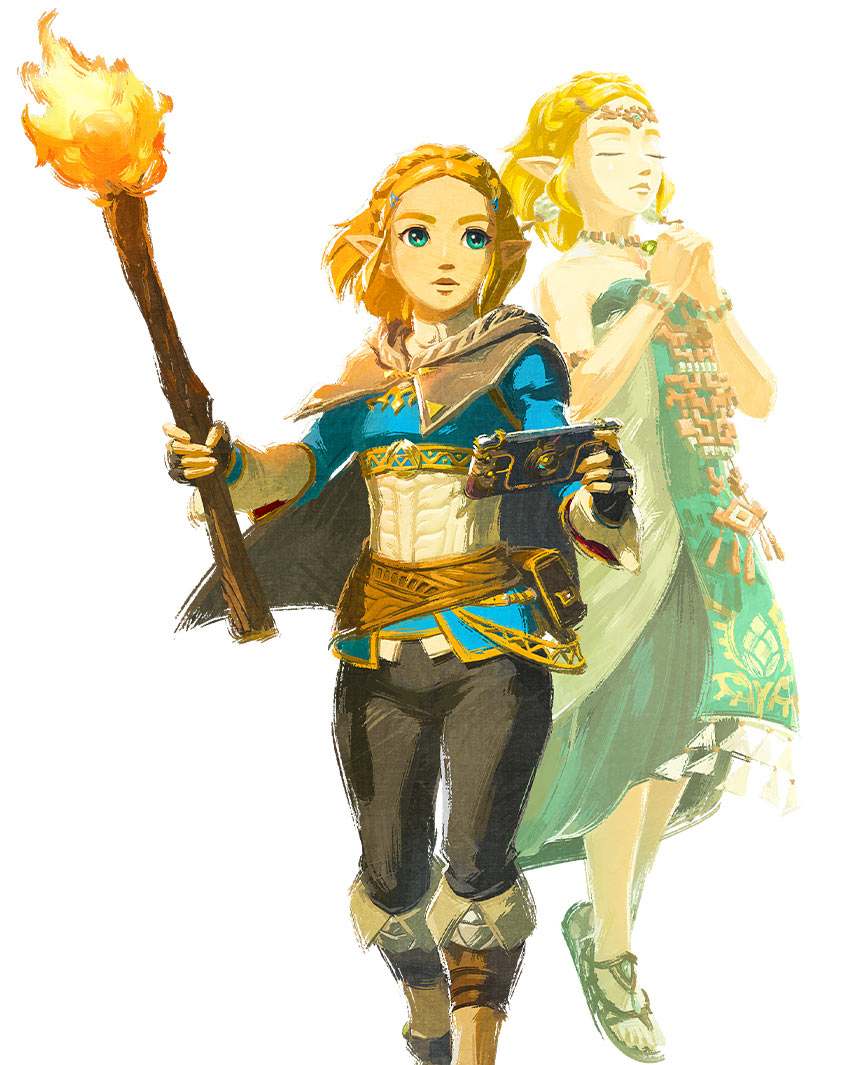 Princess Zelda Artwork from The Legend of Zelda: Tears of the Kingdom
