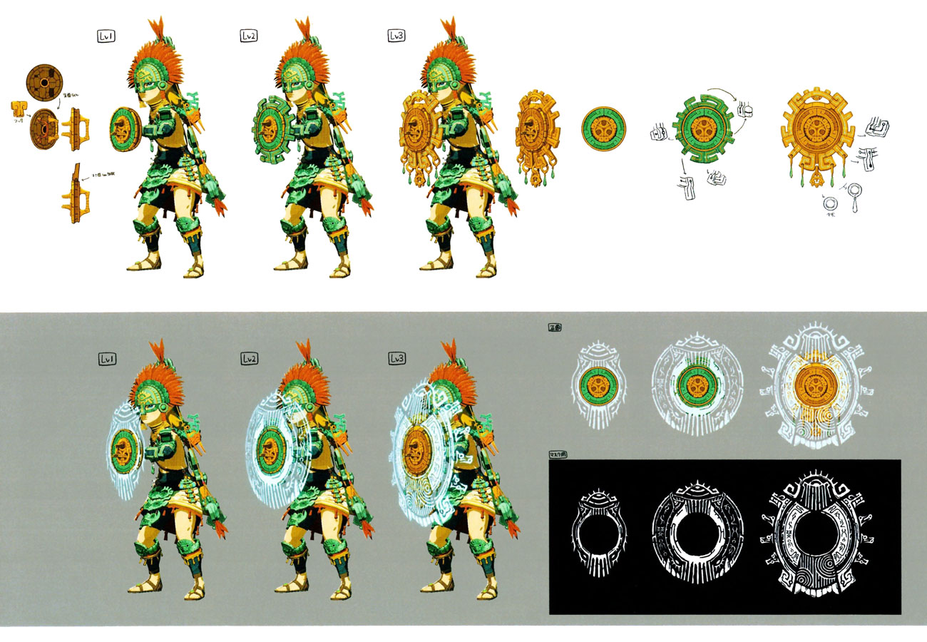 Zonaite Shield Art from The Legend of Zelda: Tears of the Kingdom