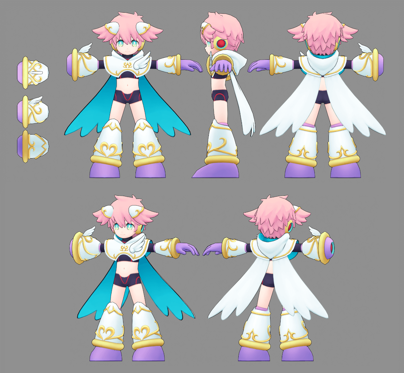Angepitoyeir Model Art from Mega Man X DiVE