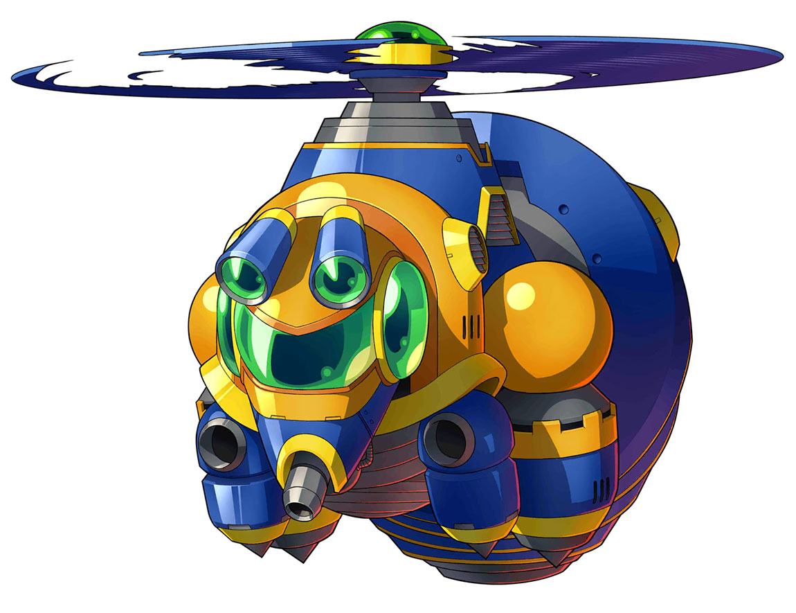 Bee Blader Art from Mega Man X DiVE