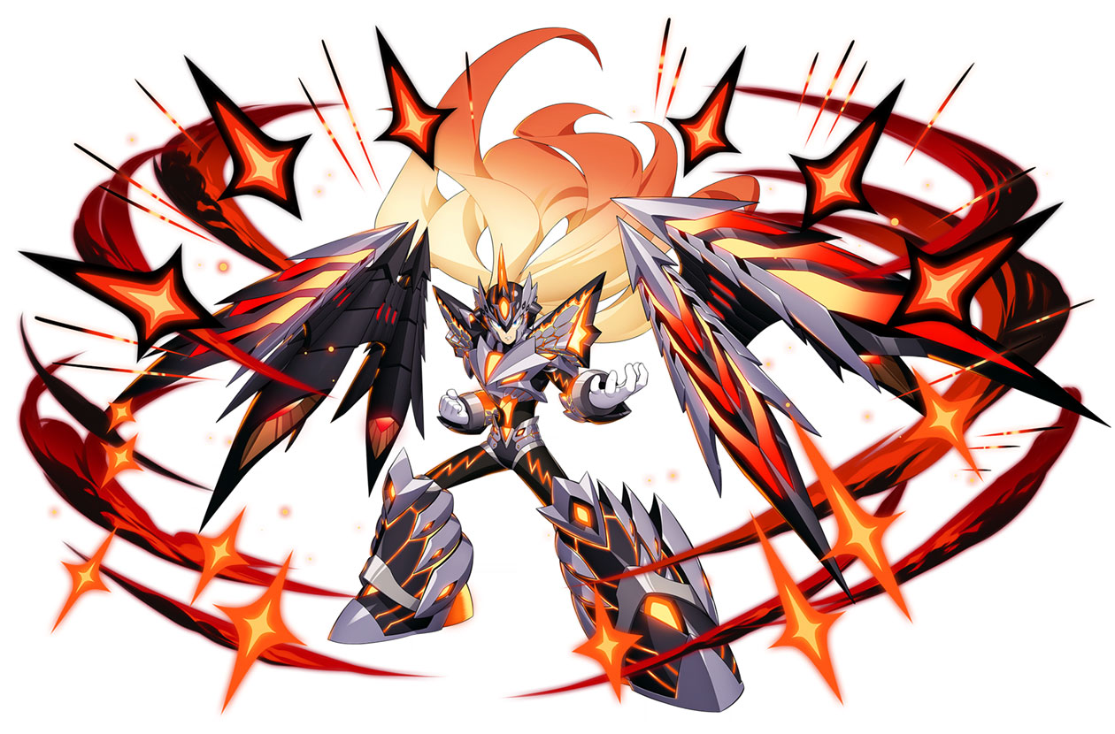 Crimson Valstrax Zero Art from Mega Man X DiVE