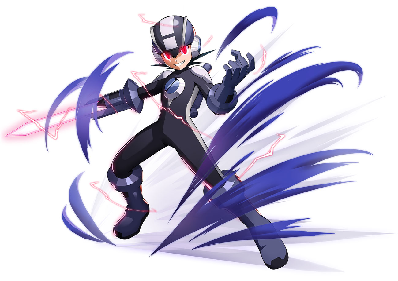 Dark Megaman.EXE Art from Mega Man X DiVE