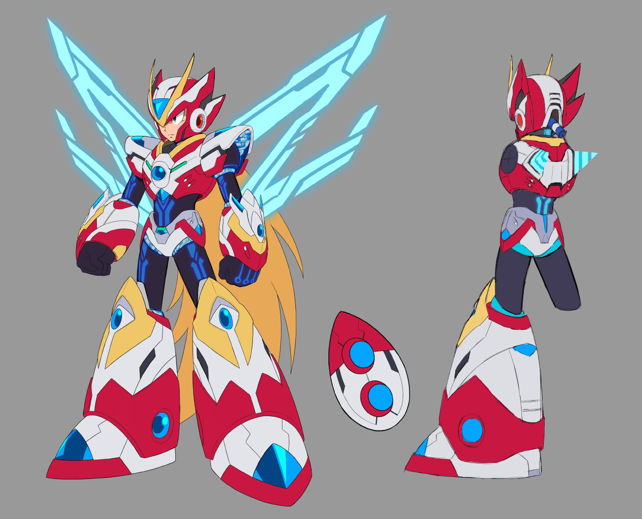DiVE Armor Zero Concept Art from Mega Man X DiVE