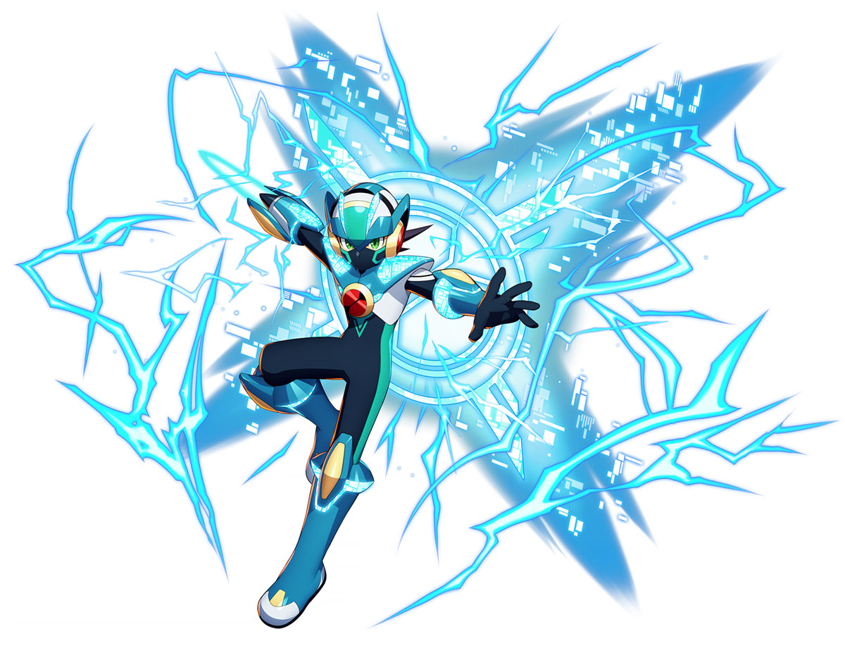 DiVE Cross Megaman Art from Mega Man X DiVE