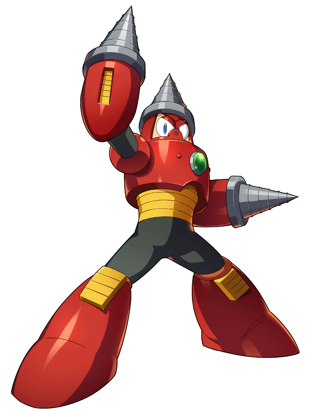 Drill Man Art from Mega Man X DiVE