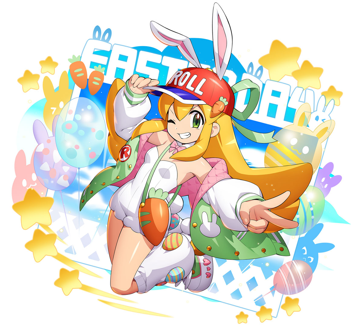 Easter Roll Art from Mega Man X DiVE