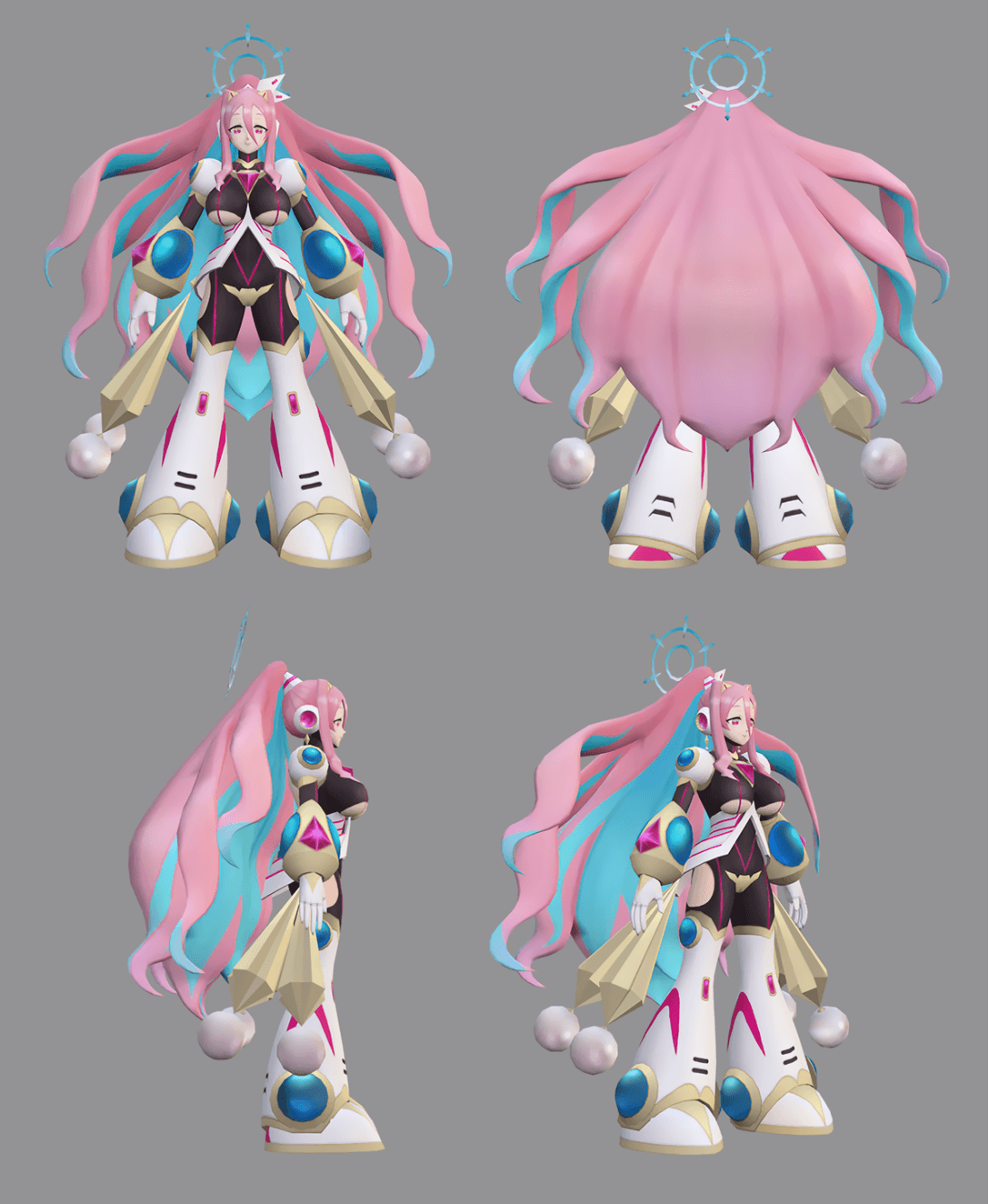 Eratoeir 3D Model Art from Mega Man X DiVE