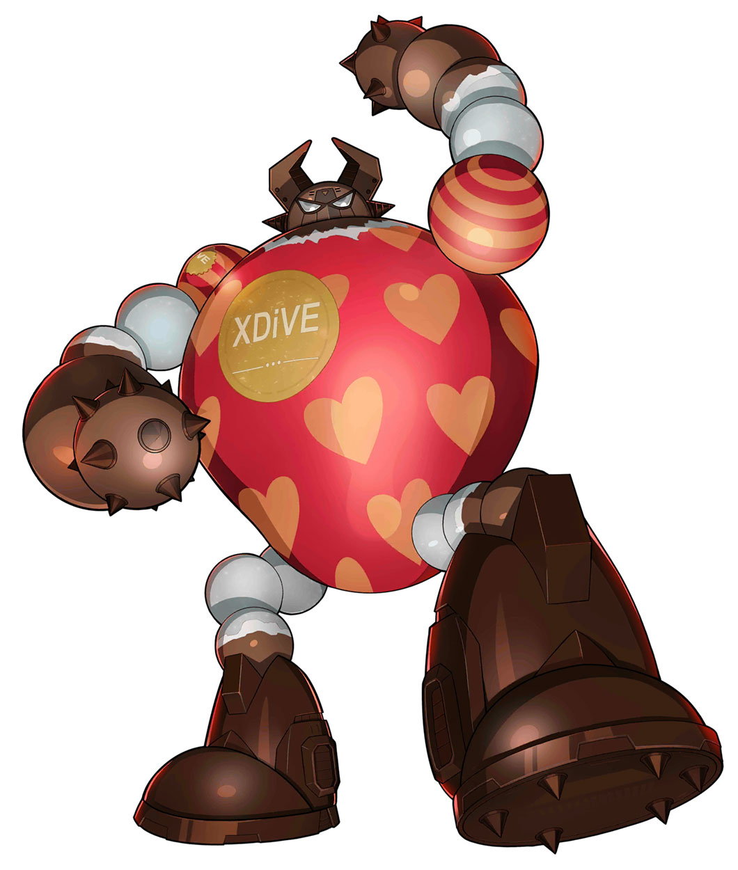 Gigantic Mechaniloid CF-0 Jealous-Type Art from Mega Man X DiVE