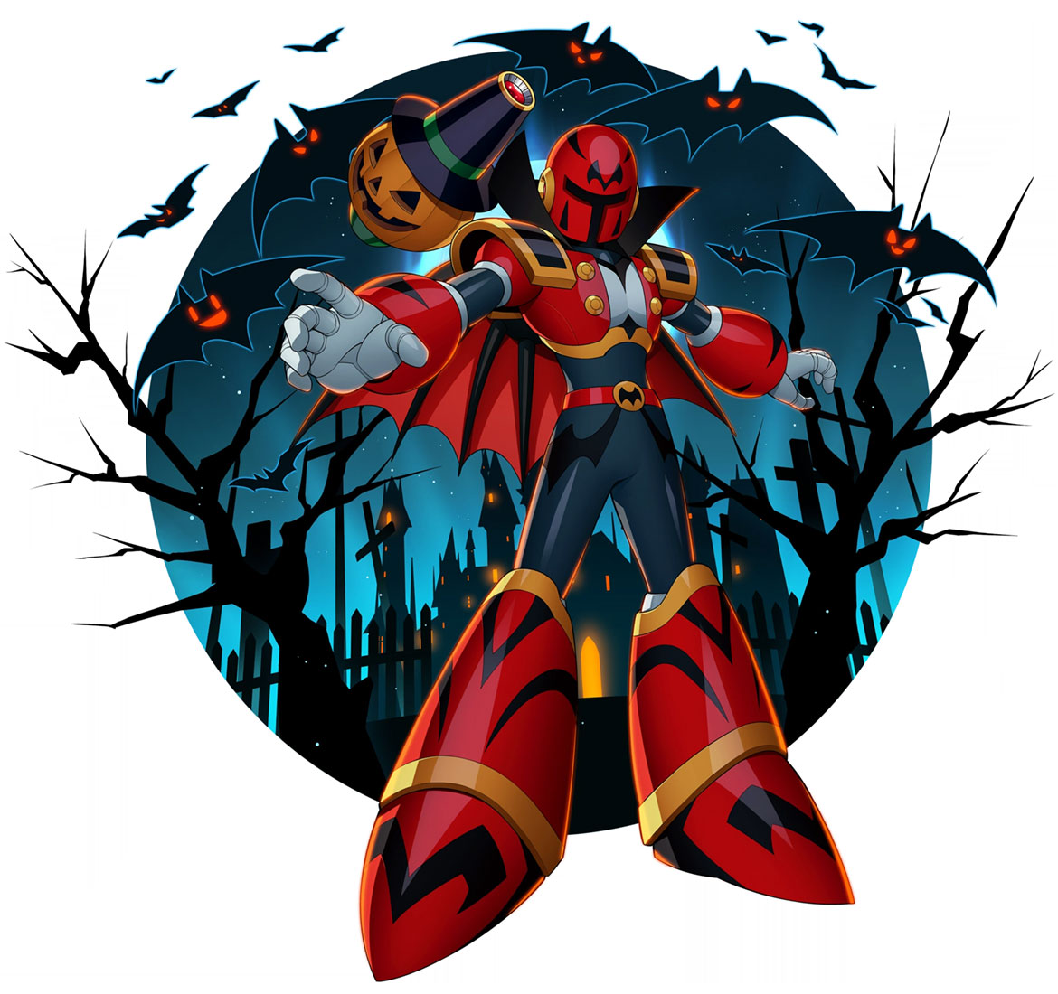 Halloween Vile Art from Mega Man X DiVE
