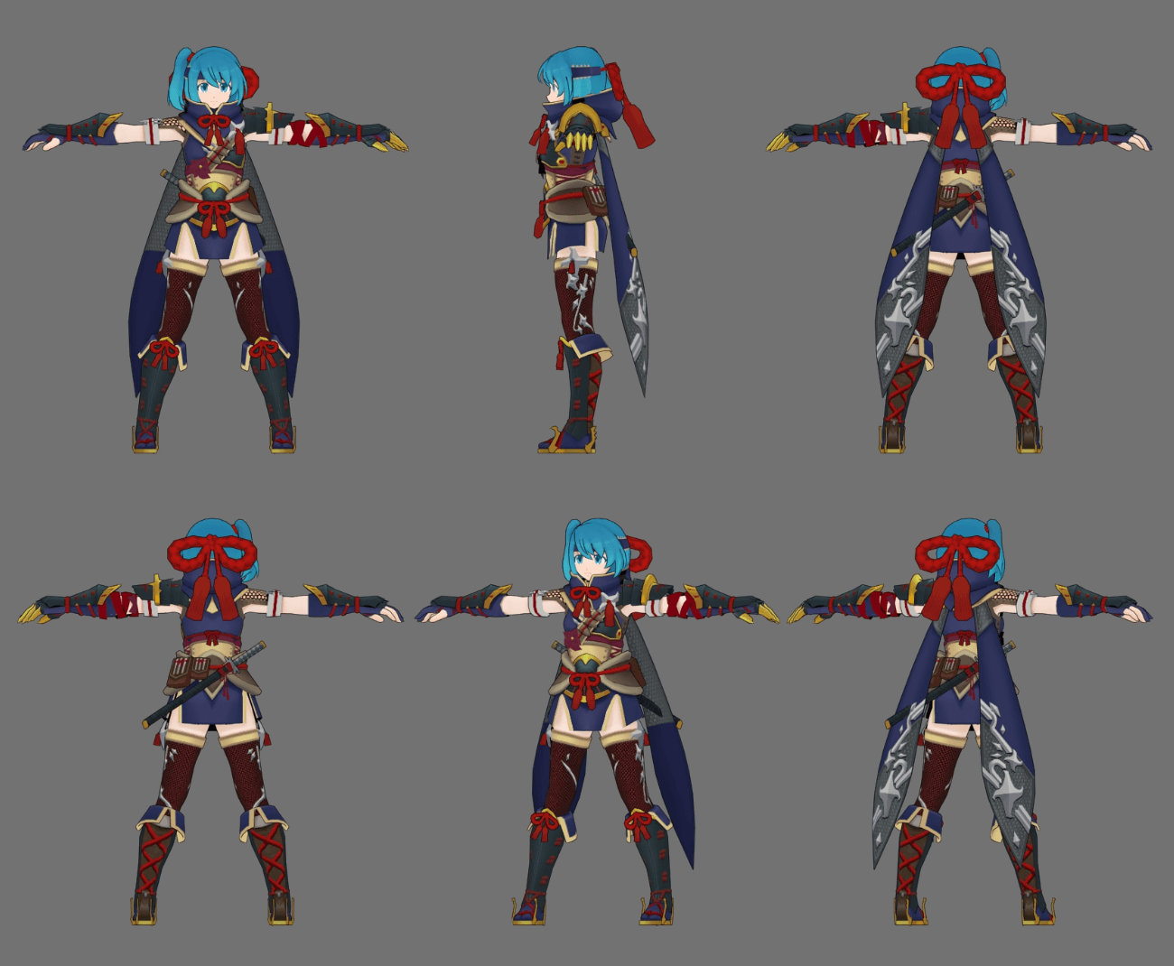 Hunter R Model Art from Mega Man X DiVE