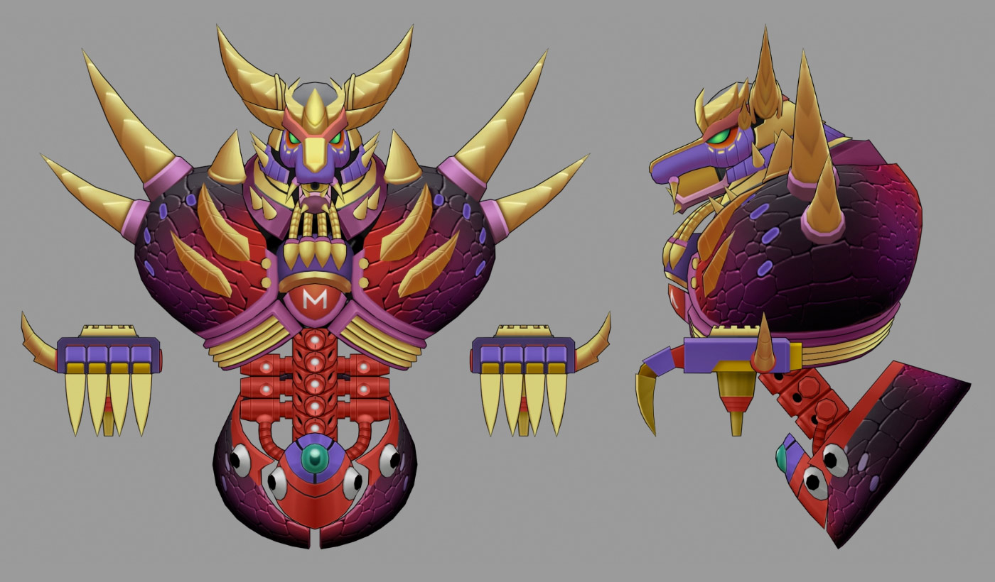 Magnamalo Sigma Model Art from Mega Man X DiVE