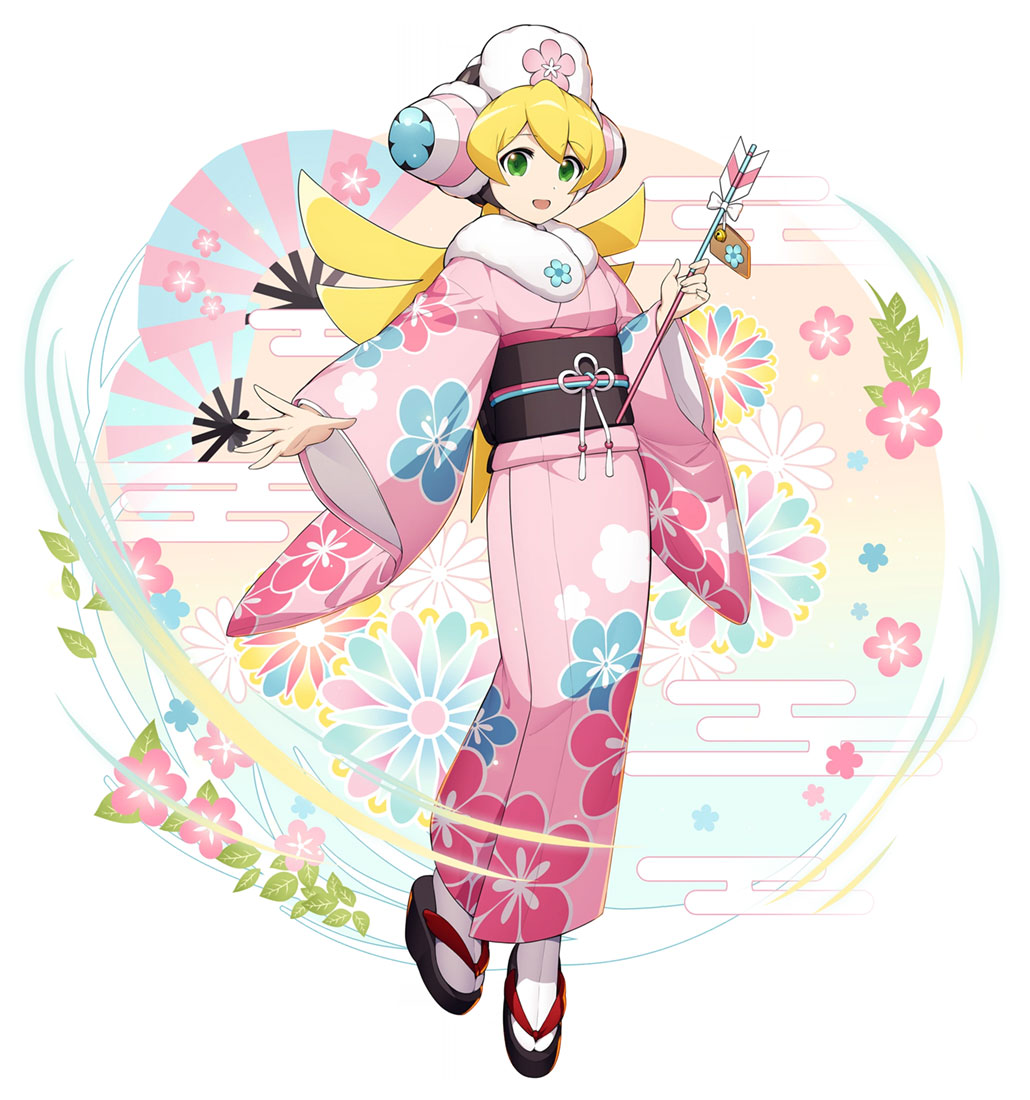New Year Cinnamon Art from Mega Man X DiVE