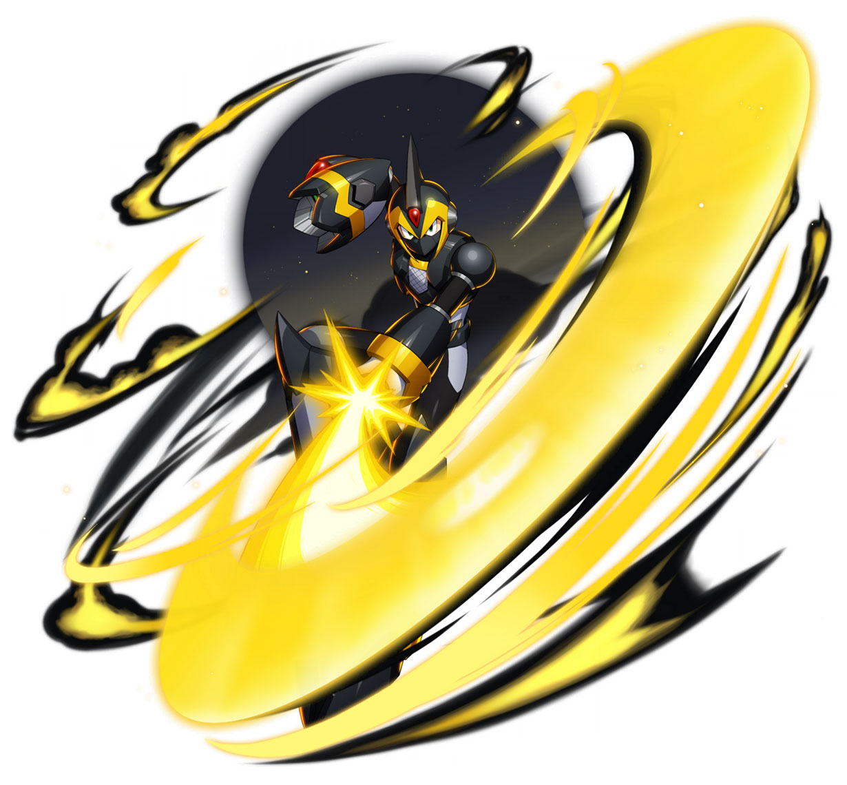 Shadow Armor X Art from Mega Man X DiVE