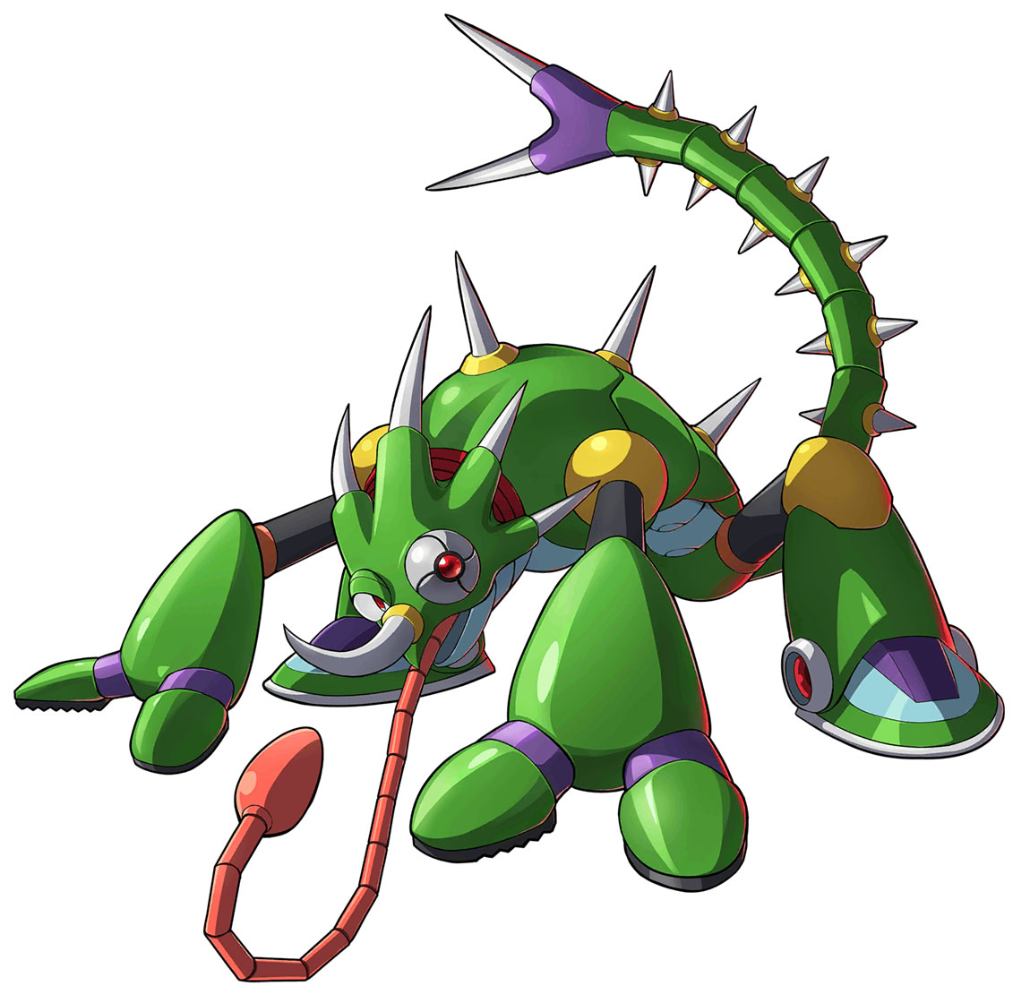 Sting Chameleon Art from Mega Man X DiVE
