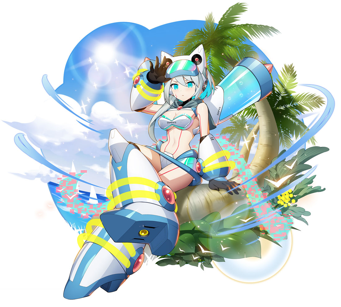 Swimsuit iCO Art from Mega Man X DiVE