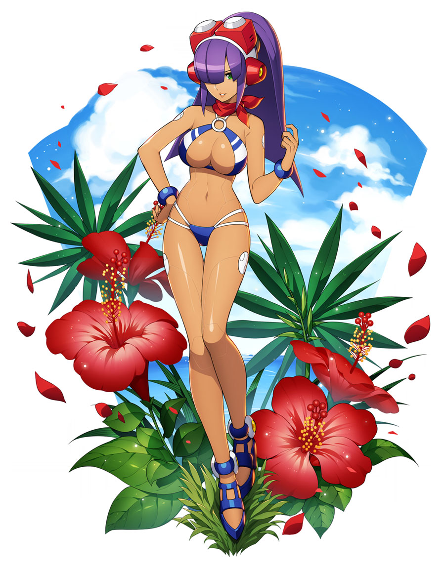 Swimsuit Layer Art from Mega Man X DiVE
