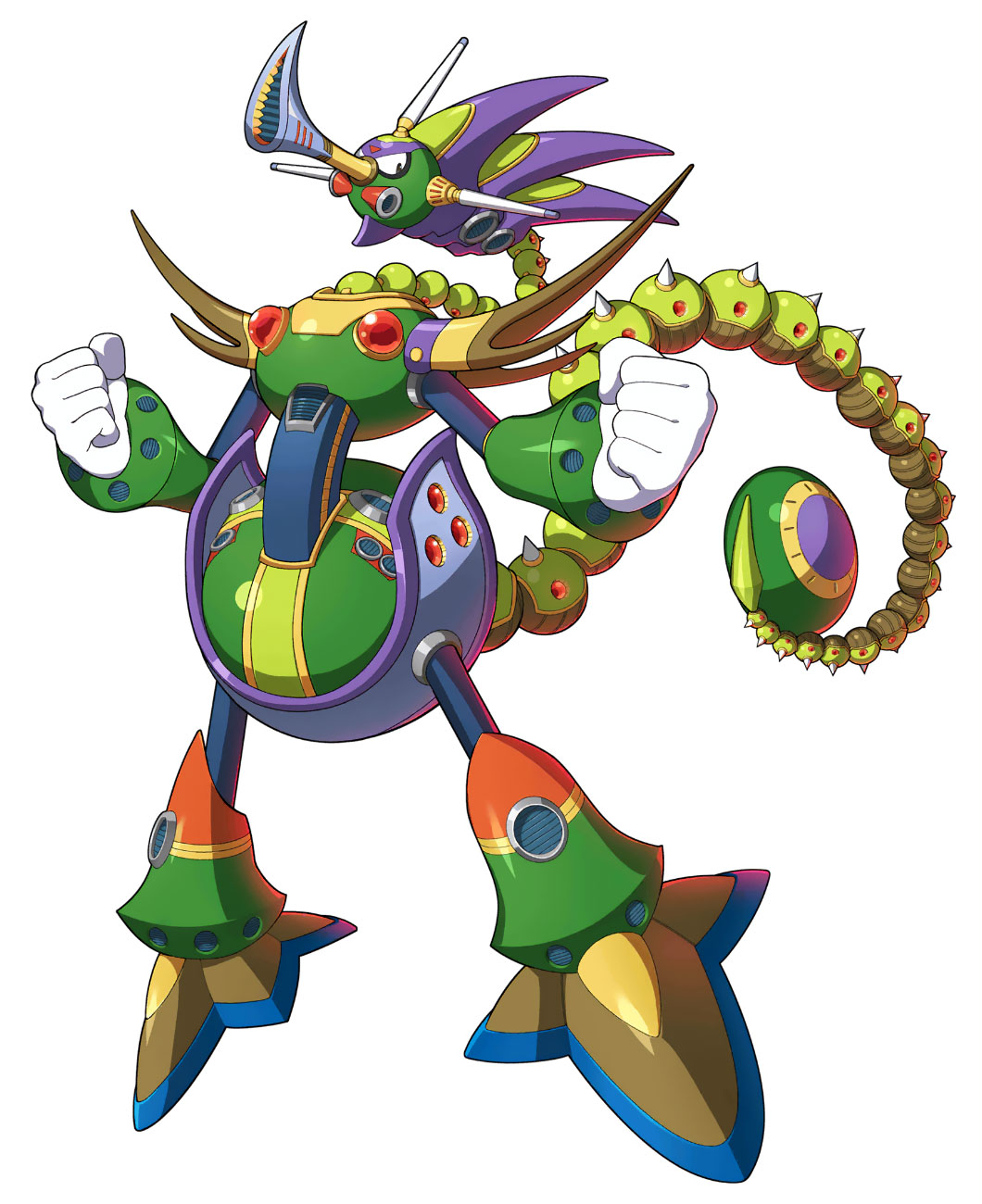Toxic Seahorse Art from Mega Man X DiVE