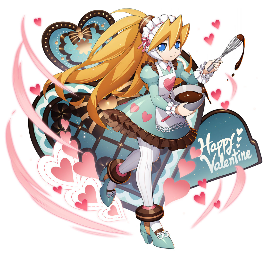 Valentine's Day Ciel Art from Mega Man X DiVE