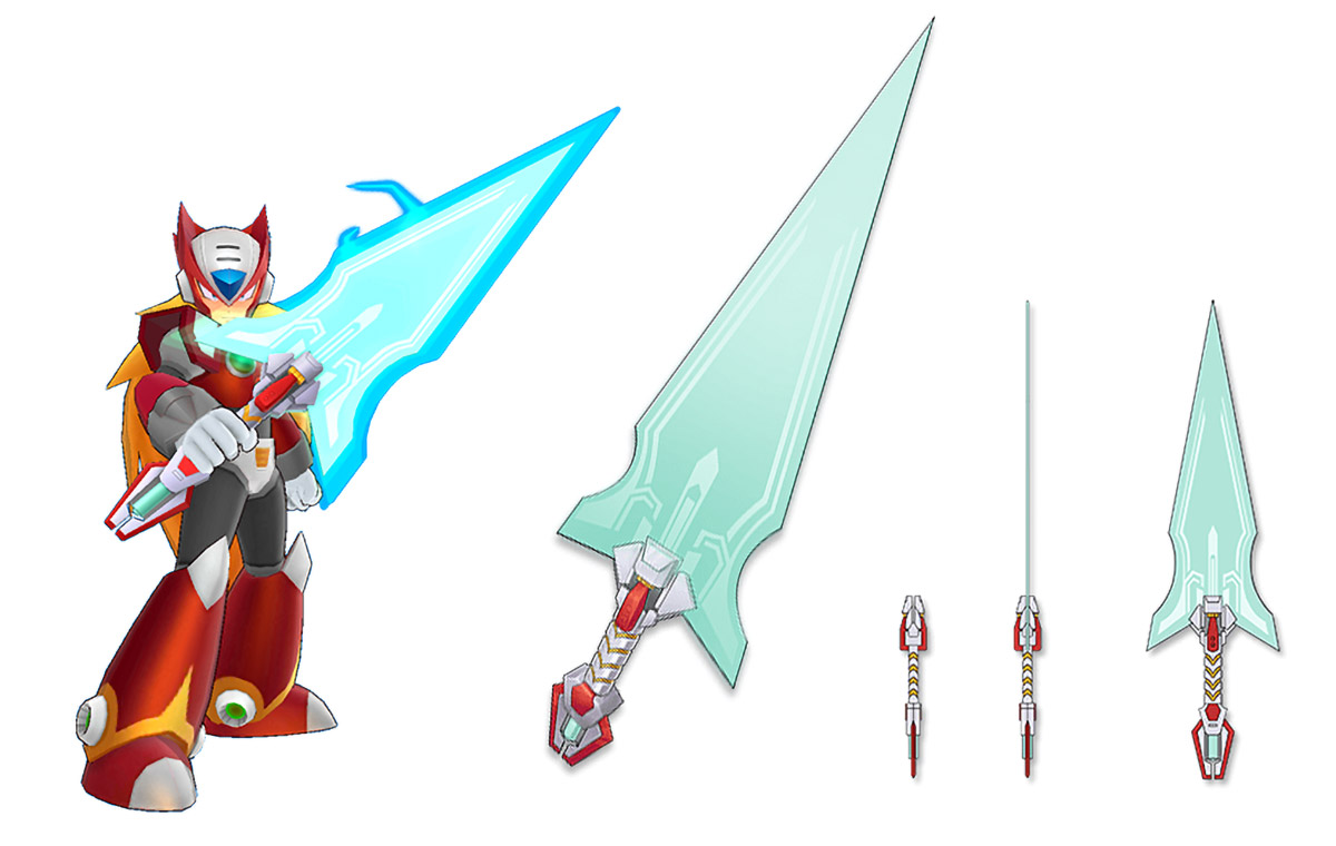 Zero and Saber Concept Art from Mega Man X DiVE