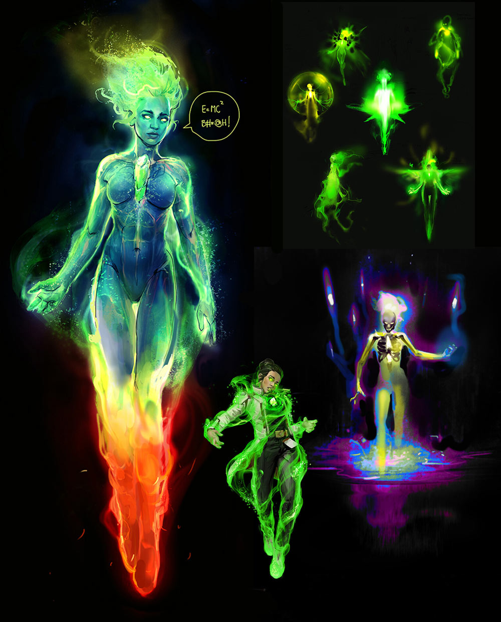 Anuradha Dhar Final Form and Possessed Art from New Tales from the Borderlands