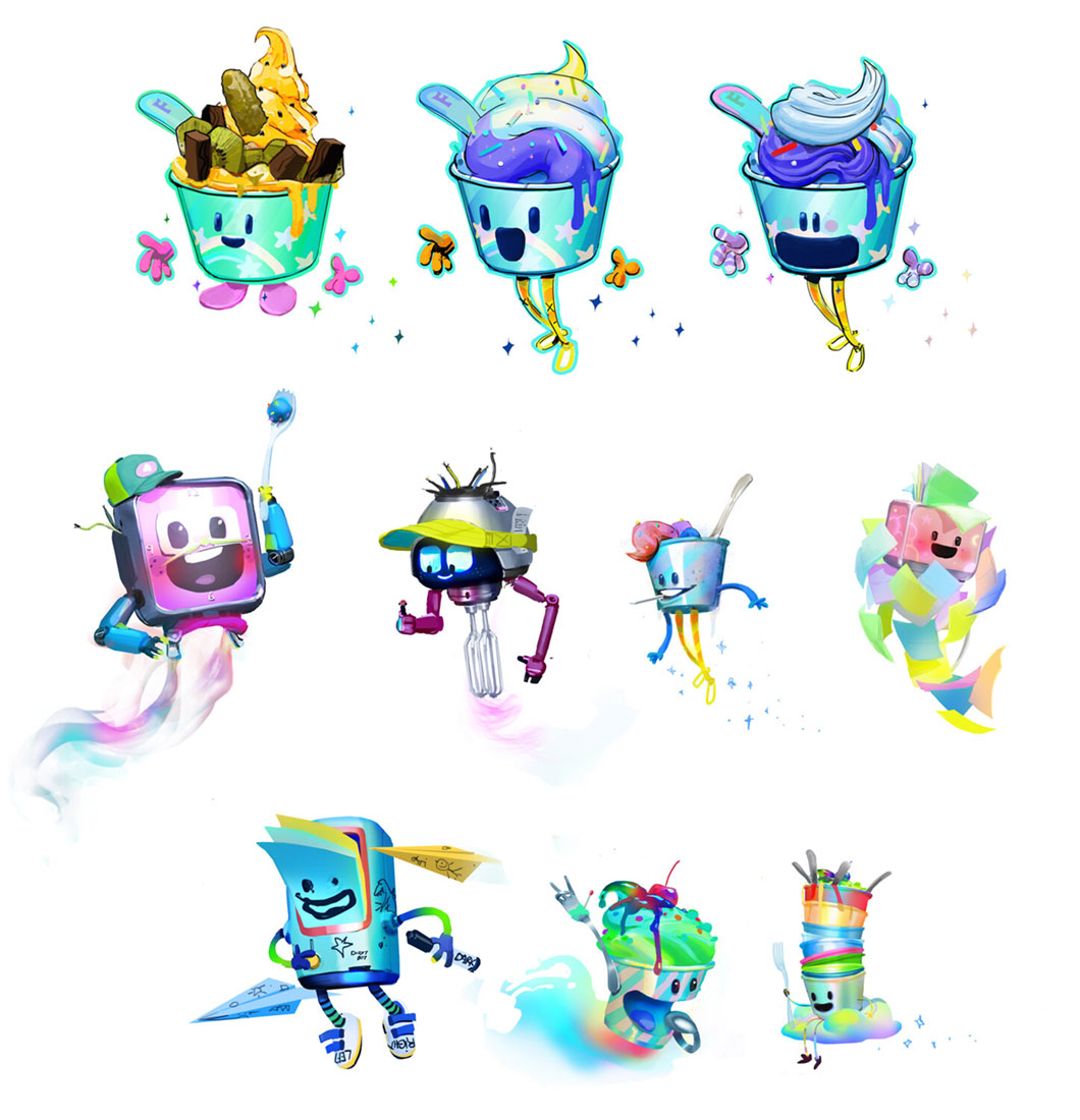 Foopy Frogurt Concept Art from New Tales from the Borderlands