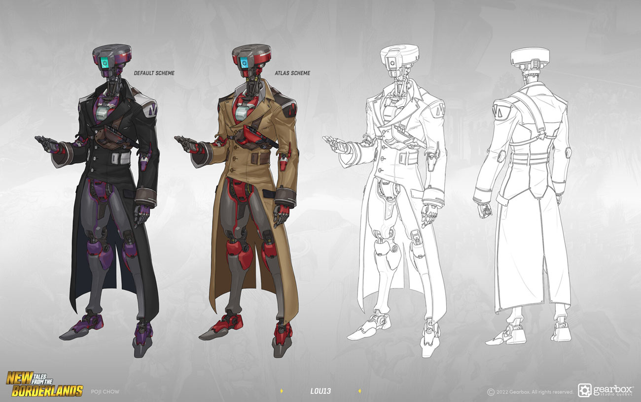 L0U13 Concept Art from New Tales from the Borderlands