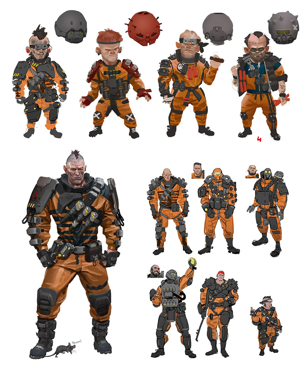 Radon Chong Concepts from New Tales from the Borderlands