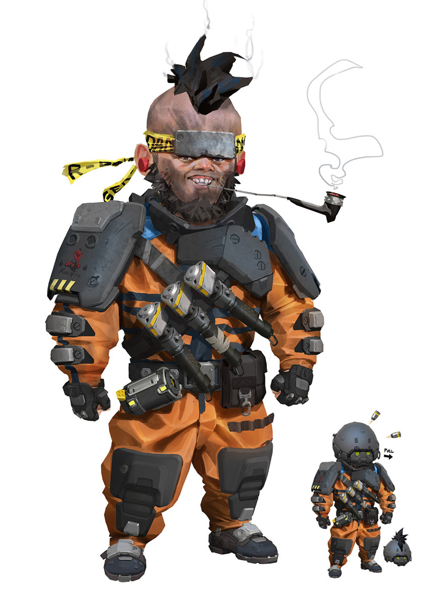 Radon Chong Art from New Tales from the Borderlands